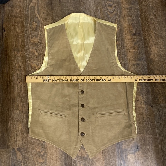 VNTG 70s CORDUROY JACKET&VEST SET WESTERN STYLE BY SEARS AND ROEBUCK - Picture 14 of 16